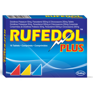 Rufedol plus tabs 10s